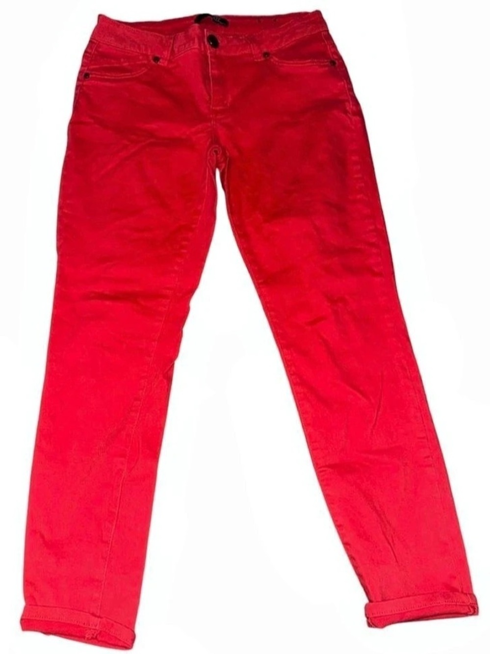 1822 Denim Red Skinny Jeans Size 6 Like New